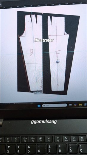 패턴 디지털화하기 #인형옷만들기 #sewing #diy