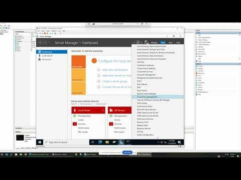 GPO password policy in an Active Directory
