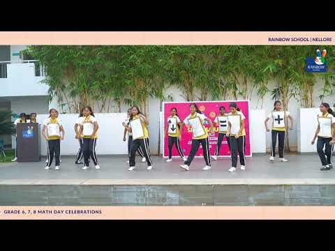 🔢✨ GROUP DANCE | Celebration of National Mathematics Day 2026 @ Rainbow School ✨🔢