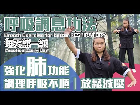 抗疫運動| 強壯肺腑 改善呼吸不順｜呼吸調息功法｜Strengthen the LUNGS｜Improve Unsatisfactory Breathing | Breathing Exercises