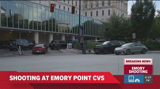 Scene at Emory Hospital following 'active shooter' at Emory Point CVS at Emory Atlanta campus