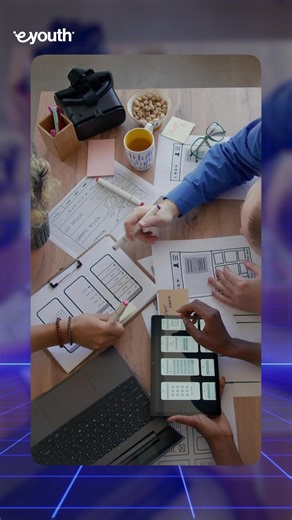 لو عايز تشتغل UI&UX Designer بس متردد مش عارف تبدأ منين، مفيش road map واضحة فأحب اقولك إن eyouth عملتلك دبلومة UI&UX Design شاملة كل ال techniques إلى انت محتاجها. على مدار 128 ساعة تدريبية هتعرف إزاي كل قرار في تصميم تجربة المستخدم بياثر علي البيزنس. وهتتعلم تشتغل على Figma و Ai tools بشكل احترافي. وهتكون كمان اشتغلت على 16 Task عملي، وبنيت فيهم مشروع كامل من اختيارك سواء موقع أو App أو Dashboard. وفي الآخر هتطلع بـ Capstone Project جاهز تقدمه لأي شركة أو تستخدمه على مواقع الفريلانسنج. وعشان e