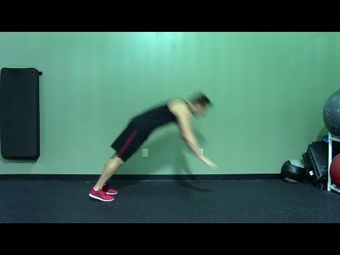 Fallout Push Up - HASfit Push Up Exercise Demonstration - Fall Out Pushup - Plyometric Push Ups