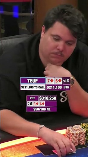 Set vs Two Flush Draws #poker