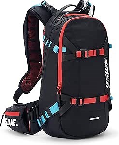 Amazon.com: USWE Pow 16L, Ski and Snowboard Backpack with Back Protector, for Men and Women. Insulated Snow Hydration Pack with Thermo Cell Freeze Protection. Bounce Free. Black. : Sports & Outdoors