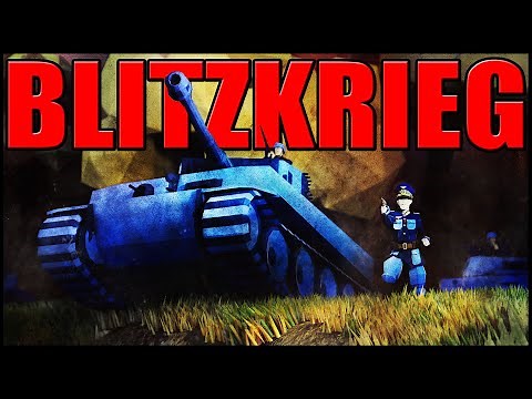 French Defend WAVES of German BLITZKRIEG! - Total Tank Simulator