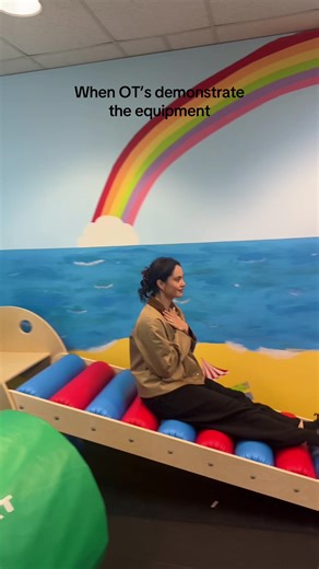 Just regulating ourselves #OT #sensoryplay | sensory seeking equipment