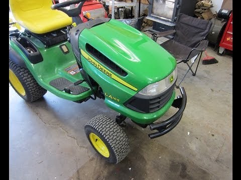 Welding Repair on John Deere LA165 Lawn Tractor Deck