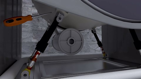 8182703 Washer Shock Absorber Replacement for Whirlpool, Maytag, Kenmore/Sears, Kitchen Aid Washers 8181646 - PS989596 - AP3868181-4 Pack - 1 Year Warranty