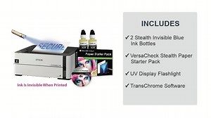 Watch VersaCheck Epson ST-M1000iX Stealth EcoSaver Printer on Amazon Live