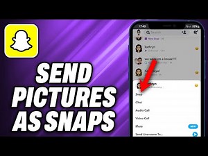How To Send Pictures As Snaps On Snapchat - Quick Help