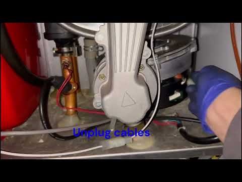 Fault E160 on Potterton / Baxi / Main boiler / How to replace Fan Assembly step by step