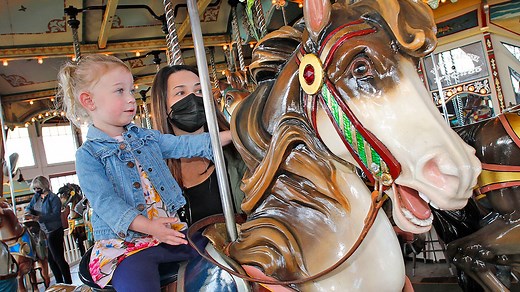 Paragon Carousel will open this weekend. What is the history?