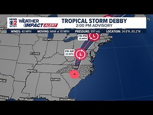 Live Debby radar | Forecast and condtions across North Carolina