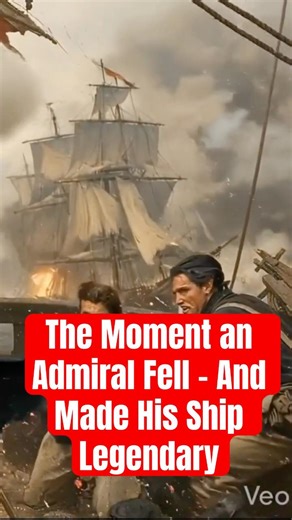 The Moment an Admiral Fell – And Made His Ship Legendary #naval #battle
