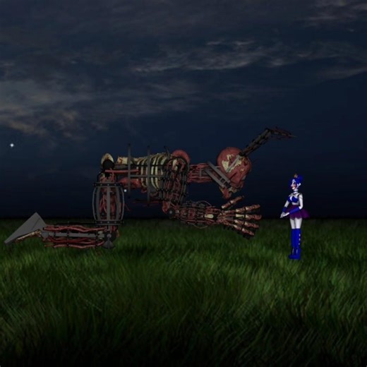 เปรต(สัมภเวสี) ฉบับ stylized springtrap และ stylized ballora prisma3d