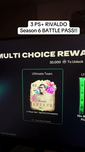 Fut Birthday Rivaldo With 3 PS+ Looks INSANE!!! Ea Fc 26