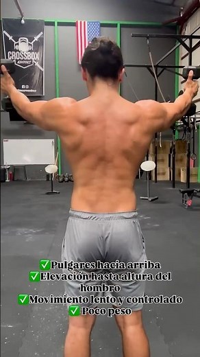 Dumbbell Scap Raise: posture + shoulder support