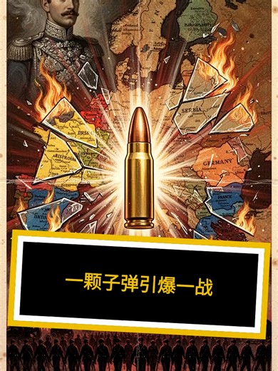 1914年，一颗子弹，直接引爆了世界大战！ 在 萨拉热窝事件 中， 奥匈帝国皇储 弗朗茨·斐迪南大公 被塞尔维亚青年 加夫里洛·普林西普 枪杀。 奥匈帝国随即向 塞尔维亚 宣战。 但事情迅速升级： 俄罗斯帝国 支持塞尔维亚 德国帝国 支持奥匈 法国 和 英国 也加入。 短短几周，整个欧洲开战。 一场刺杀，变成了全球战争。
