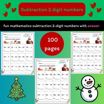 2 Digit Subtraction fun learning!