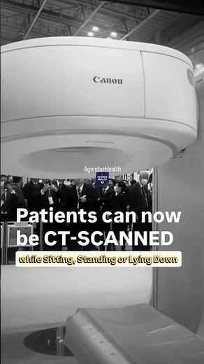 Canon’s Aquilion Rise CT that can scan patients in Standing, Sitting & Lying Down positions.#medtech