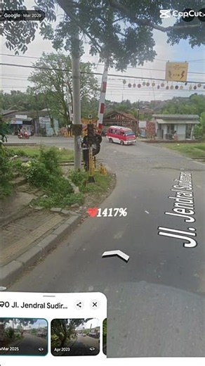 JPL 179 Rangkasbitung palang nya hancur ditabrak truk 😭😭