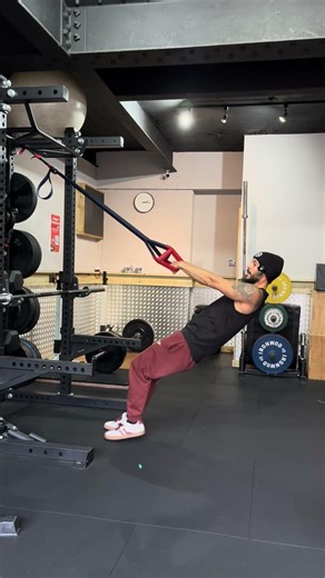 TRX face pull (wrist grip)
