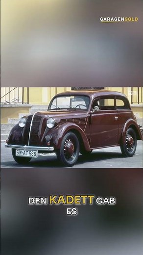 Opel - From Olympia to Kadett - Cult cars of the 60s and 70s