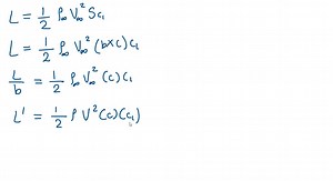 Consider an NACA 2412 airfoil with a 2-m chord in an airstream with a velocity of 50  m / s at standard sea level conditions. If the lift per unit span is 1353  N / m, what is the angle of attack? | Numerade