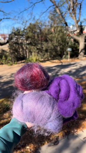 Just the tip of the iceberg for our color options! #Roving #fiber #wool | Lambspun of Colorado