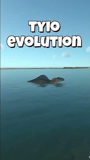 Spinoraptor swimming animation in deep water - Jurassic world evolution 3