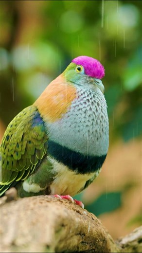 Selva 4K en 60 Segundos 🐦 Canto de Aves y Lluvia Relajante #Shorts