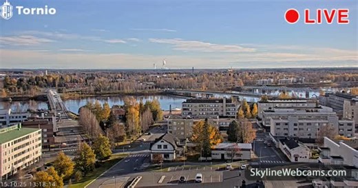 【LIVE】 Kamera na żywo Tornio - Finland | SkylineWebcams