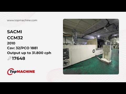 SACMI CCM32 Cap Making machine used