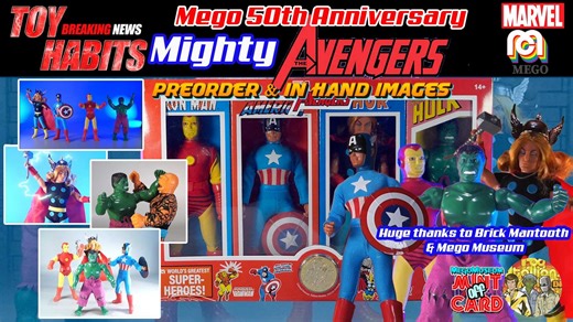Mego World's Greatest Mighty Avengers 4 Pack Preorder & In Hand Images