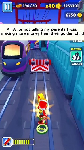 I didn’t tell my parents I was making more money than their golden child #CapCut #tiktok #reddit #redditstories #fyp #fouryou #story #storytime #subwaysurfers