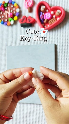 1.2K views | Cute Key-Ring ❤️ #diy #clay #crafts #art #handmade #keychain #fypシ #reelschallenge #reelsfacebook #viralchallenge #facebookviral #facebookpost #viralreelschallenge | Nabila's Story | Facebook