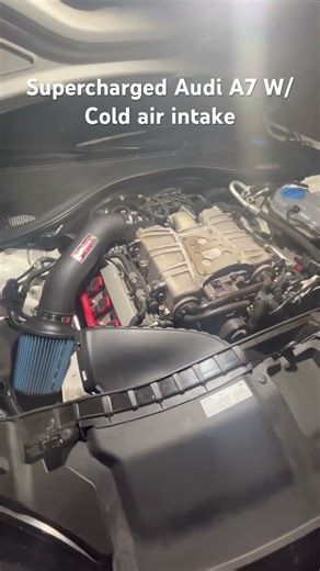 2018 Audi A7 Intake Install (sound up)