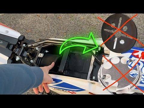 Derestricting the air filter on 50cc mopeds and scooters