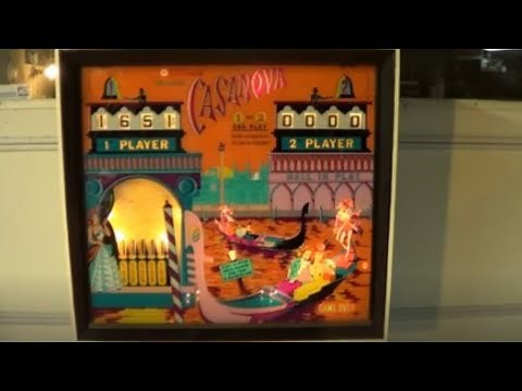 CASANOVA PINBALL MACHINE - BY WILLIAMS 1966