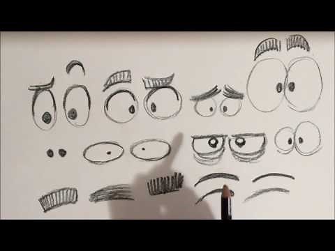 LEARN TO DRAW CARTOON EYES