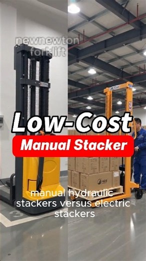 Manual Hydraulic Stacker for Small Warehouse
