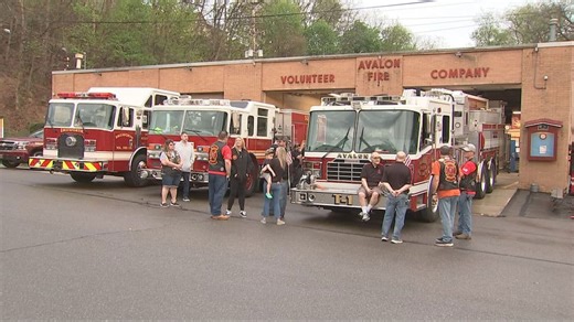 Local fire department gives donations to victims of apartment fire that happened in Avalon