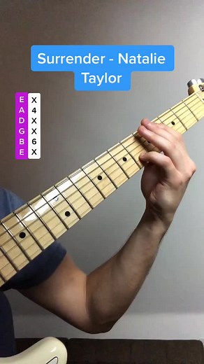 Easy Guitar Tutorial for 'Surrender' by Natalie Taylor