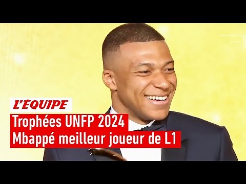 UNFP Trophies 2024 - Kylian Mbappé (PSG) voted best player in Ligue 1 for the 5th time in a row
