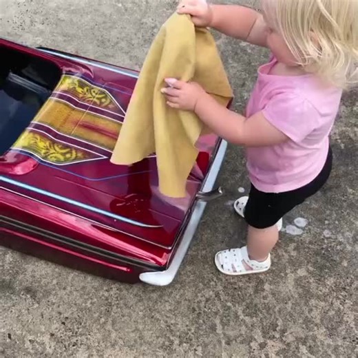 Happiest little girl in the world 🚗❤️👍 cruising in her mini Impala pedal car — big smiles, real memories, real lowrider vibes. Mini Impalas & pedal cars available now! #miniimpala #pedalcars #carsforkids #kidslowrider #minilowrider