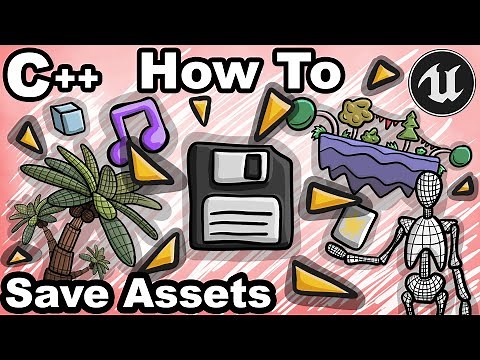UE5 C++ 56 - How To Save Assets With C++? - Unreal Engine Tutorial CPP Editor Dirty Package Modified