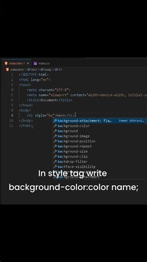 How to change the text background-color in visual studio