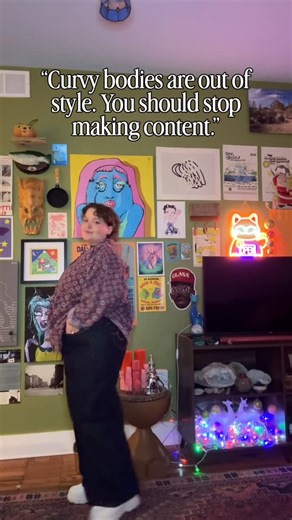 Bear Post on Instagram: "Every time the internet decides bodies are in or out, I choose myself. I am going to keep getting dressed, sharing outfits, taking up space, and loving my body in public. Bodies are not trends and self acceptance is not something you age out of or miss your chance at. If this helps even one person be a little kinder to themselves, then I will keep showing up and making this content. Hashtags #bodyacceptance #plussizeootd #selflovejourney #fatpositive #wearwhatyouwant #co