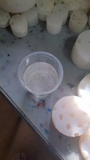 Creating Glitter DND Dice - Glitter Bomb Pouring Process